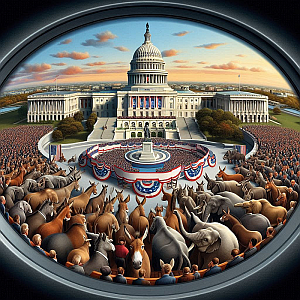 He walked the halls of office,
the Peace Prize in his hand...
2011-2026